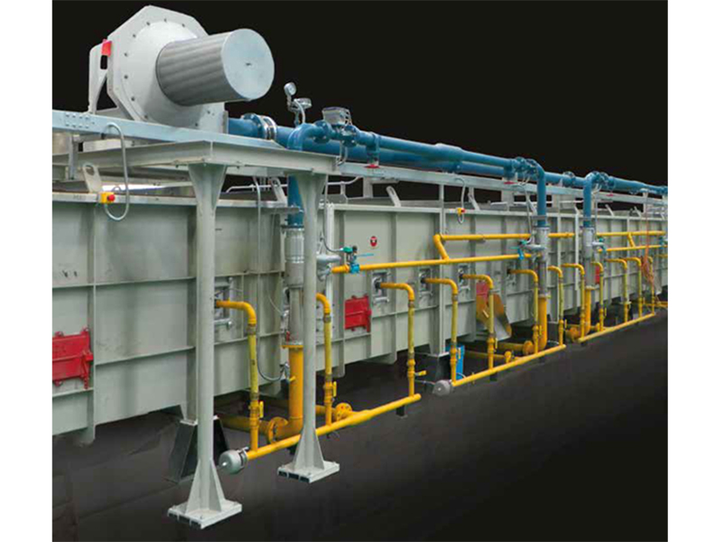 鋼簾線(xiàn)明火加熱爐燃燒系統(tǒng)